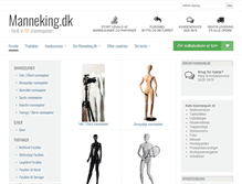 Tablet Screenshot of manneking.dk